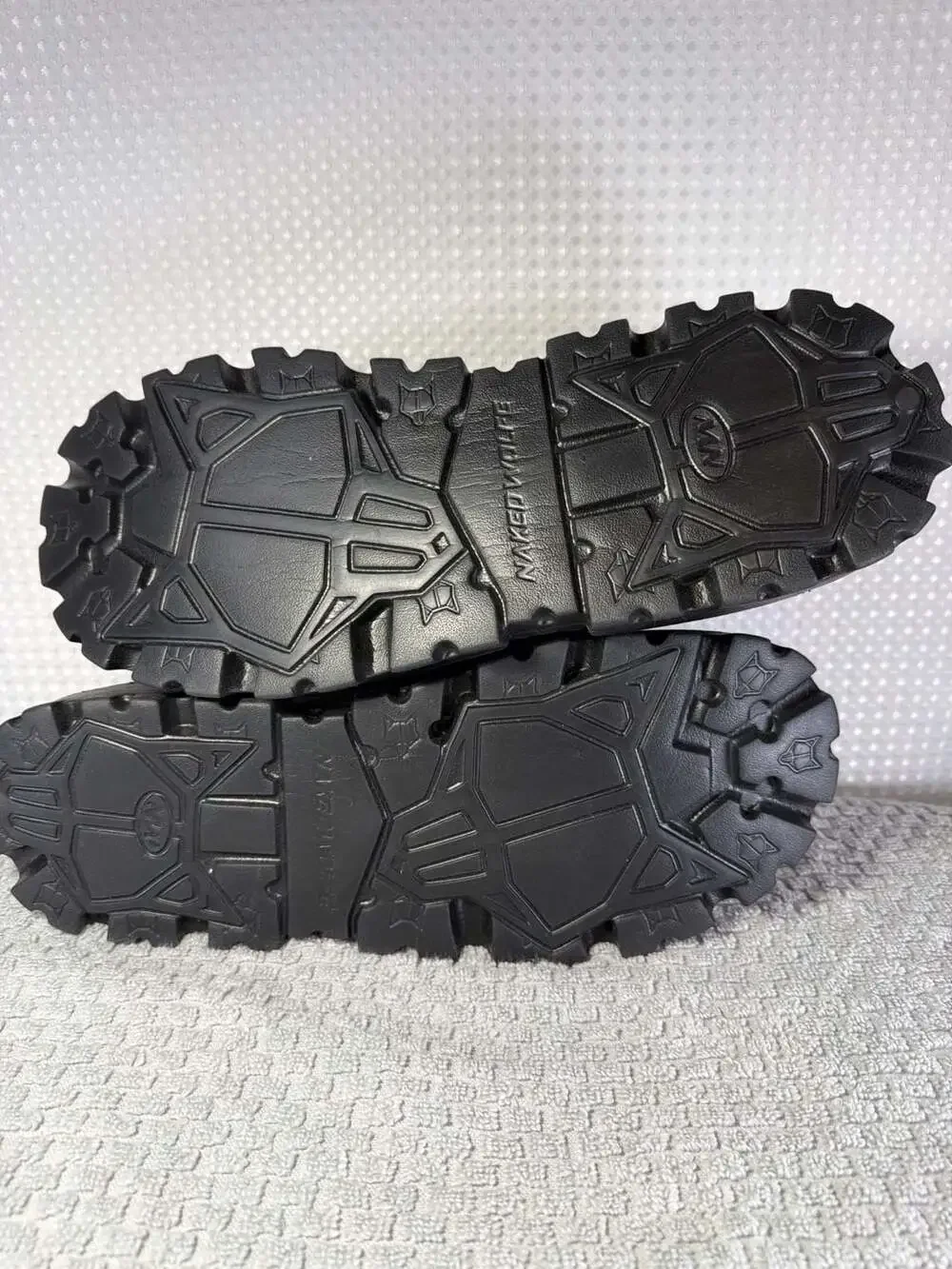 Naked Wolfe Slime Black Leather Platform Loafers